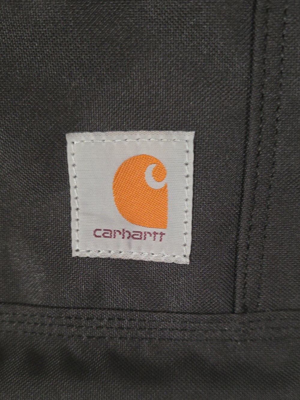 NWT Carhartt Black Canvas Tote-Style Backpack Go Back To School In Style! - Picture 7 of 8